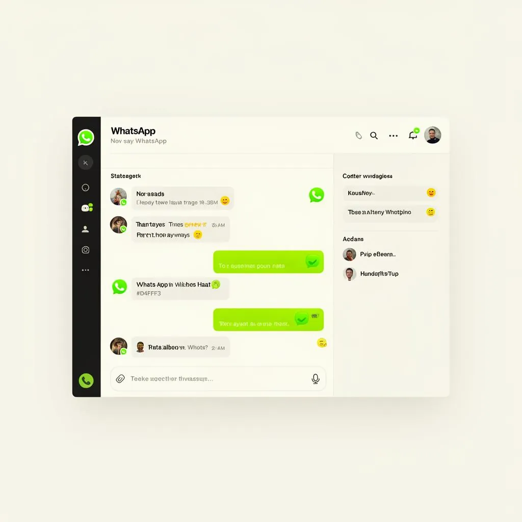 Caixa de entrada unificada de WhatsApps